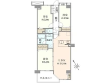 【神奈川県/横浜市青葉区新石川】シーアイハイツたまプラーザパークヒルズ A棟 間取り図