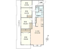 【神奈川県/川崎市宮前区有馬】鷺沼東パーク・ホームズ 間取り図