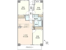 【神奈川県/川崎市宮前区有馬】鷺沼南パーク・ホームズクエルダ 間取り図