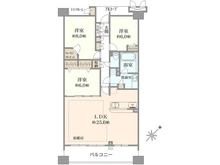 【神奈川県/横浜市青葉区美しが丘西】ルネたまプラーザ 間取り図