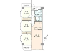 【神奈川県/川崎市宮前区鷺沼】鷺沼ハイライズ 間取り図