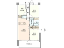 【神奈川県/川崎市宮前区水沢】リステージたまプラーザガーデンプレイス 間取り図