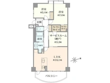 【神奈川県/横浜市都筑区中川中央】マイキャッスルセンター北 間取り図
