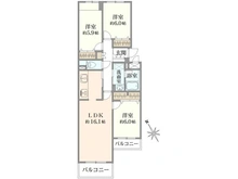 【神奈川県/川崎市宮前区土橋】ヴィルヌーブ鷺沼壱番館 間取り図