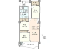 【神奈川県/横浜市青葉区藤が丘】藤が丘マンション 間取り図