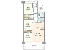 【神奈川県/川崎市宮前区小台】クリオ鷺沼マスターテラス 間取り図