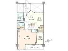 【神奈川県/川崎市宮前区小台】 宮前平ガーデンハウス弐番館アレグレット 間取り図
