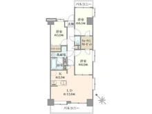 【神奈川県/横浜市青葉区美しが丘】グレイスたまプラーザII 間取り図