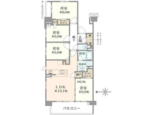【神奈川県/横浜市都筑区茅ケ崎南】シティテラス横濱仲町台弐番館 間取り図