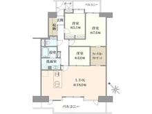 【神奈川県/横浜市都筑区中川】ウエストエミナンス 間取り図