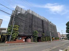 【神奈川県/川崎市宮前区小台】パークサイドヒルズ宮前平 外観：大規模修繕工事実施中