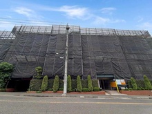 【神奈川県/川崎市宮前区小台】パークサイドヒルズ宮前平 外観：大規模修繕工事実施中