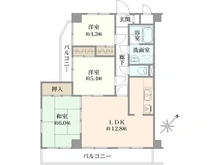 【神奈川県/横浜市都筑区牛久保町】マイキャッスル鷺沼 間取り図