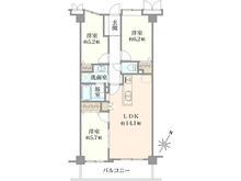 【神奈川県/川崎市宮前区土橋】コスモ鷺沼エクセラ 間取り図