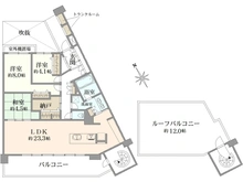 【神奈川県/横浜市青葉区美しが丘】ドレッセ美しの森フロラージュ ウエストヒル 間取り図