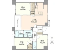 【神奈川県/大和市中央林間】シティハウス中央林間 ウエストタワー 間取り図