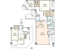 【神奈川県/川崎市宮前区土橋】鷺沼シティハウス 間取り図