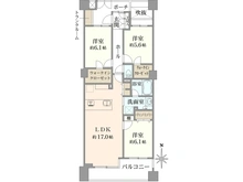 【神奈川県/横浜市都筑区仲町台】ミオカステーロ港北イルビアーレ 間取り図