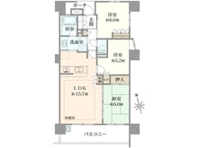 【東京都/小金井市貫井南町】パークホームズ武蔵小金井フォレストフィールド 間取り図