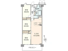【東京都/小平市花小金井】サンクレイドル花小金井 間取り図