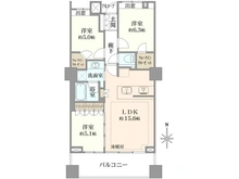 【東京都/小金井市本町】プラウドタワー武蔵小金井 間取り図