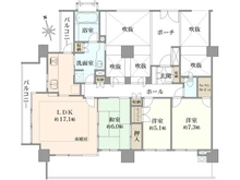 【東京都/武蔵野市桜堤】テラス武蔵野桜堤 間取り図