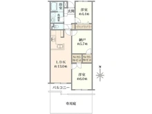 【東京都/小金井市緑町】武蔵小金井サンハイツ 間取り図