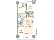 【東京都/小平市花小金井南町】シティテラス小金井公園C棟 間取り図