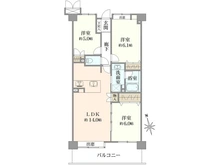 【東京都/東久留米市前沢】ハイコート花小金井 間取り図