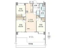 【東京都/小金井市貫井南町】ビクトリアハイム武蔵小金井 間取り図