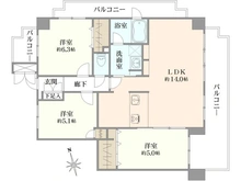 【東京都/小金井市前原町】アドリーム武蔵小金井 間取り図
