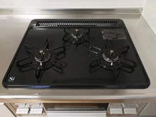 【東京都/小平市学園西町】ライオンズマンション一橋学園 キッチン：三口コンロ