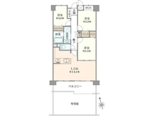 【東京都/小金井市本町】シティホームズ武蔵小金井 間取り図