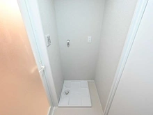 【東京都/小金井市前原町】朝日マンション武蔵小金井 洗面室：洗濯機置場