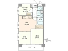【東京都/小平市栄町】ライオンズマンション小平栄町 間取り図