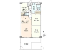 【東京都/小平市回田町】朝日パリオ武蔵小金井 間取り図