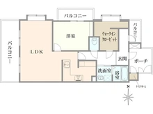 【東京都/小平市花小金井】エクシオ花小金井 間取り図