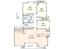 【東京都/小平市花小金井】ステイツ花小金井ヴェルパセオ 間取り図