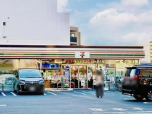 【東京都/武蔵野市境南町】武蔵境ビューハイツ セブンイレブン武蔵境駅南店（現地より約120m）