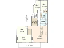 【東京都/小金井市本町】シャトー小金井 間取り図
