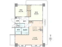 【東京都/小金井市緑町】セザール第二武蔵小金井 間取り図