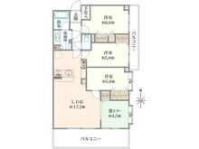 【東京都/小金井市中町】エクセレント武蔵野公園 A棟 間取り図