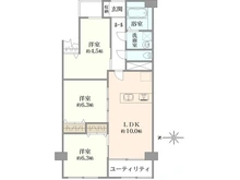 【東京都/小金井市前原町】小金井スカイコーポラス 間取り図