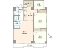 【東京都/小平市花小金井南町】ライオンズプラザ花小金井 間取り図