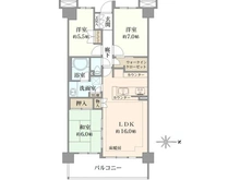 【東京都/小平市花小金井】ルネ花小金井 間取り図