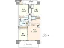 【東京都/小平市学園西町】エクスアン一橋学園 間取り図