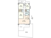 【東京都/小平市回田町】ライオンズヴィアーレ武蔵小金井壱番館 間取り図