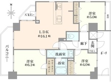 【東京都/小金井市本町】シティライブ武蔵小金井参番館 間取り図