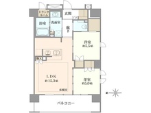【東京都/日野市旭が丘】デュオセーヌ豊田 間取り図