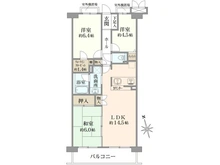【東京都/西東京市中町】ソフィア東伏見 間取り図